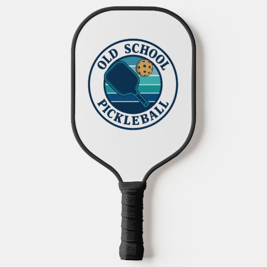Pickleball Paddle Old School Pickleball design (Achterkant)