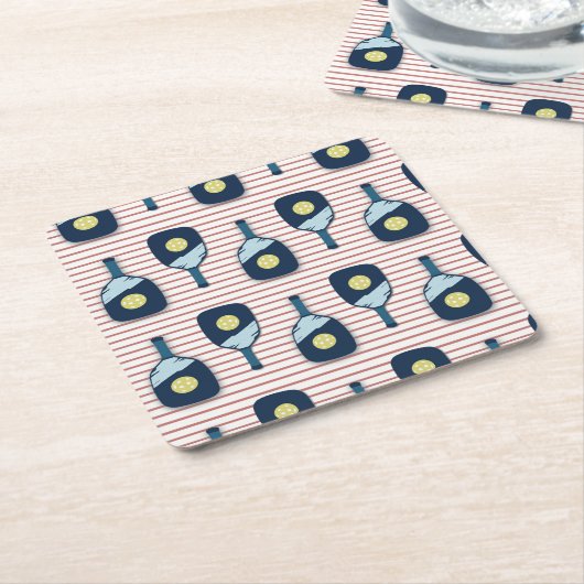 Pickleball Paddle Onderzetters (Schuin)