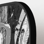 Pickleball Paddle - Oppervlaktestroom Abstracte St (Links Detail)