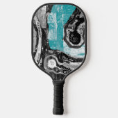 Pickleball Paddle - Oppervlaktestroom Abstracte St (Achterkant)