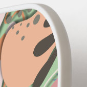 Pickleball Paddle : Organic Leaves (green/yellow) (Links Detail)