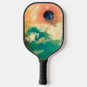 Pickleball Paddle PAINTED TIGER MET KANJI SYMBOLEN (Achterkant)