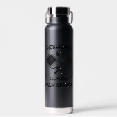 Pickleball Paddle Palm Springs California Custom Waterfles (Voorkant)