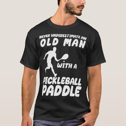 Pickleball Paddle Pickleball Mannen T-shirt (Voorkant)
