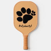 Pickleball Paddle - Polydactylade op Tan (Voorkant)