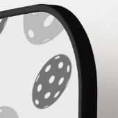 Pickleball Paddle Racket Ball Monogram Kinder naam (Links Detail)