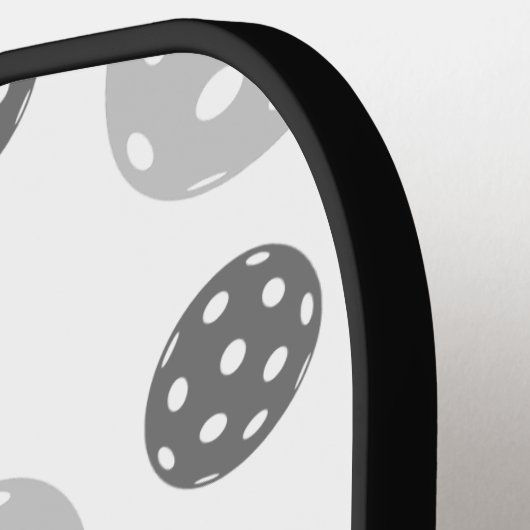 Pickleball Paddle Racket Ball Monogram Kinder naam (Links Detail)