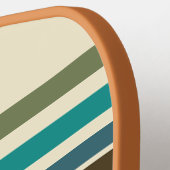 Pickleball Paddle Retro Hibiscus Stripe (Links Detail)