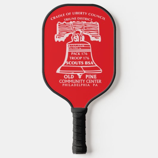 Pickleball-paddle - Rood Pickleball Paddle (Voorkant)