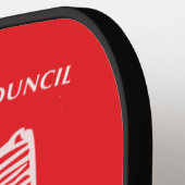 Pickleball-paddle - Rood Pickleball Paddle (Links Detail)