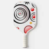 Pickleball Paddle Schattig Abstract (Voorkant)