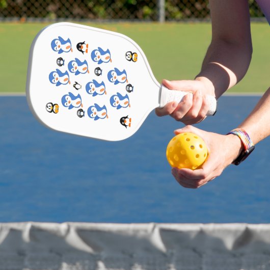 Pickleball Paddle Schattige Pinguïns (Insitu)