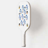 Pickleball Paddle Schattige Pinguïns (Links)