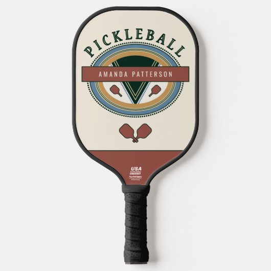 Pickleball Paddle Sjabloon (Voorkant)