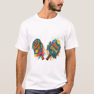 Pickleball Paddle - Sportief en leuk ontwerp T-shirt