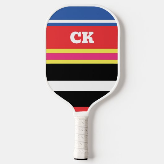 Pickleball Paddle STRIPES (Achterkant)