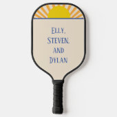 Pickleball Paddle Sunshine (Achterkant)