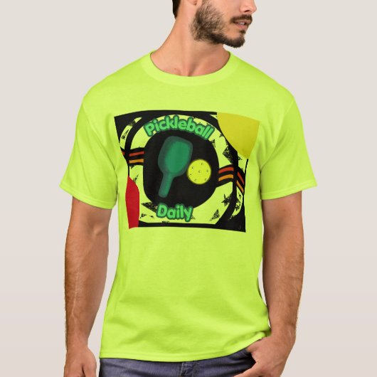 Pickleball paddle tee cadeau t-shirt (Voorkant)