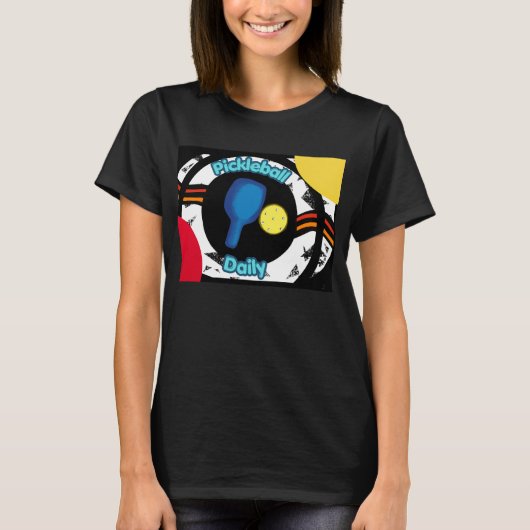 Pickleball paddle tee cadeau t-shirt (Voorkant)