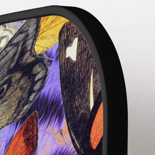 PICKLEBALL PADDLE TIGER EN BUTTERFLIES (Links Detail)