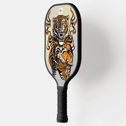PICKLEBALL PADDLE TIGER MET FLAMES DIY INITIAAL (Links)