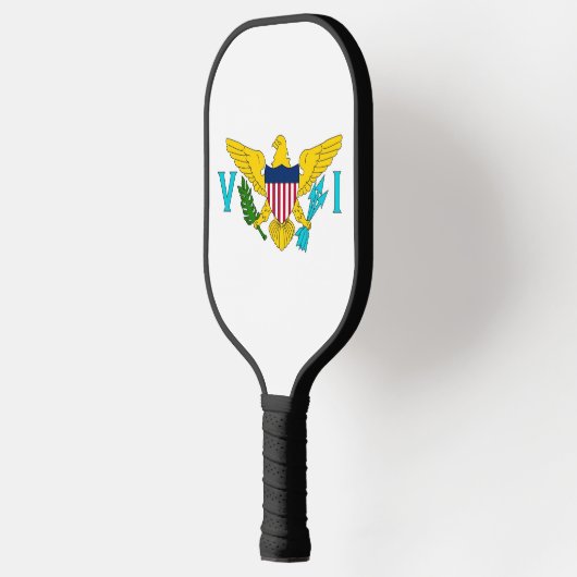 Pickleball Paddle, US Virgin Islands flag Paddle (Links)