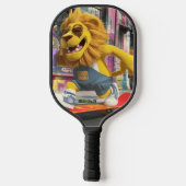 Pickleball paddle van de echte Leon Marx, op zijn  (Achterkant)