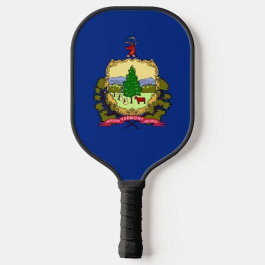 Pickleball Paddle, Vermont State flag Pickleball Paddle (Achterkant)
