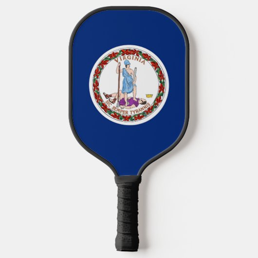 Pickleball Paddle, Virginia State flag Pickleball Paddle (Achterkant)