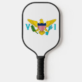 Pickleball-paddle, vlag van de Amerikaanse Maagden Pickleball Paddle (Achterkant)