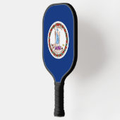 Pickleball-paddle, vlag van de staat Virginia Pickleball Paddle (Links)