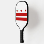Pickleball-paddle, vlag van Washington DC Pickleball Paddle (Links)