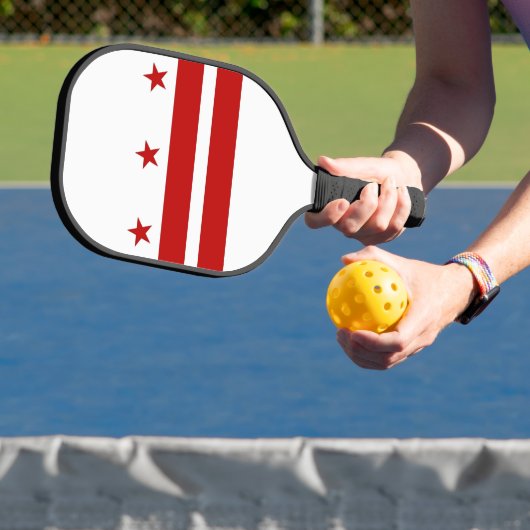 Pickleball-paddle, vlag van Washington DC Pickleball Paddle (Insitu)