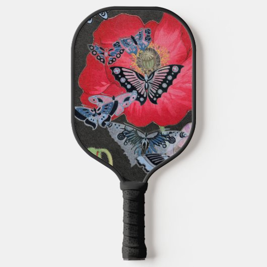 Pickleball Paddle VLINDERS EN KANJI GELUK (Voorkant)