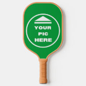 Pickleball Paddle - Voeg je Afbeelding toe - Tan (Voorkant)