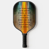 Pickleball Paddle voor Light Shine Scripting (Voorkant)