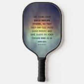Pickleball Paddle voor Light Shine Scripting (Achterkant)