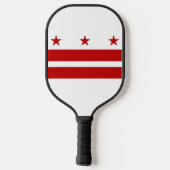 Pickleball Paddle, Washington DC flag Pickleball Paddle (Achterkant)