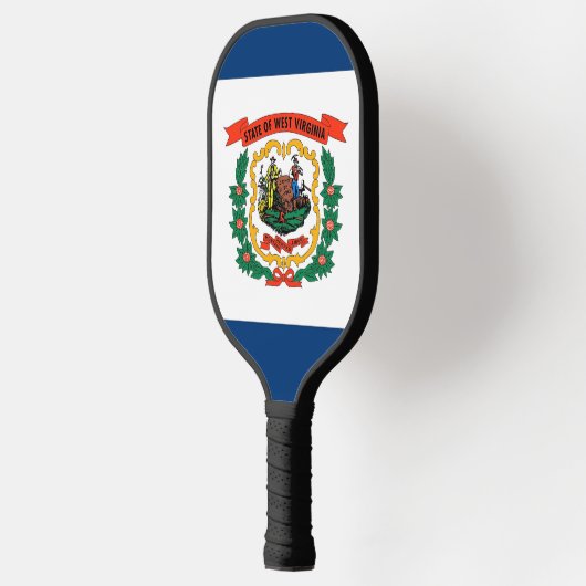 Pickleball Paddle, West Virginia flag Pickleball Paddle (Links)