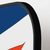 Pickleball Paddle, West Virginia flag Pickleball Paddle (Links Detail)