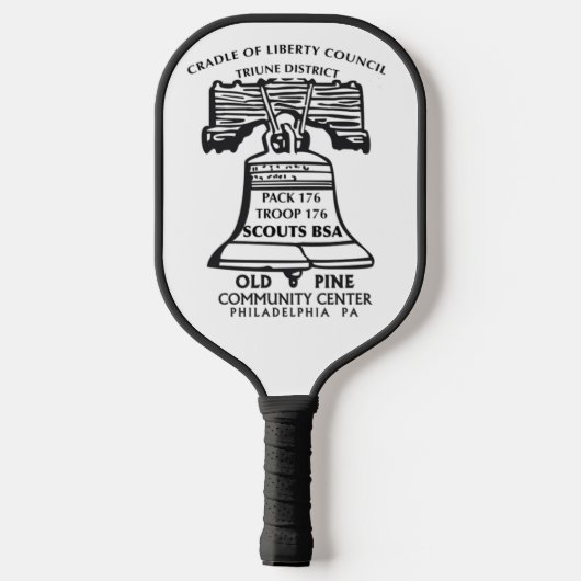 Pickleball Paddle - White (Achterkant)