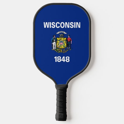 Pickleball Paddle, Wisconsin flag Pickleball Paddle (Achterkant)