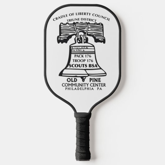 Pickleball-paddle - Wit Pickleball Paddle (Voorkant)