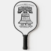 Pickleball-paddle - Wit Pickleball Paddle (Achterkant)