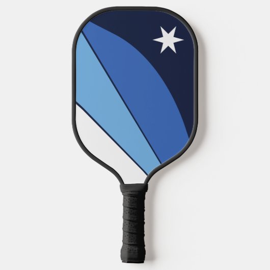 Pickleball Paddle with flag of Columbia, USA (Achterkant)