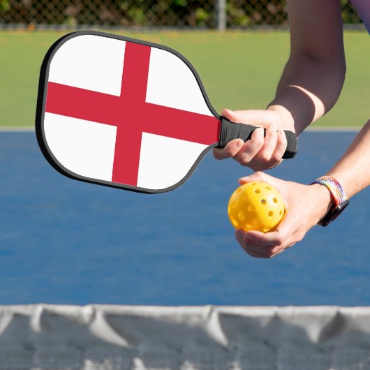 Pickleball Paddle with flag of England (Insitu)