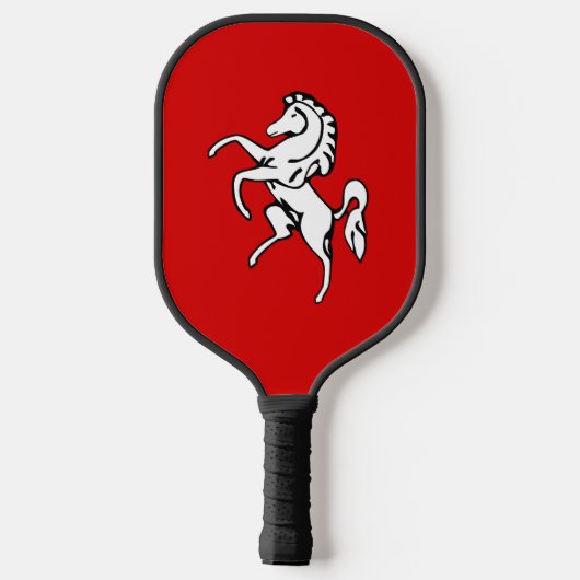 Pickleball Paddle with flag of Kent County (Achterkant)
