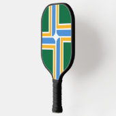 Pickleball Paddle with flag of Portland, USA (Links)