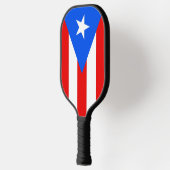 Pickleball Paddle with flag of Puerto Rico, USA (Links)