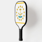 Pickleball Paddle with flag of Rhode Island, USA (Links)